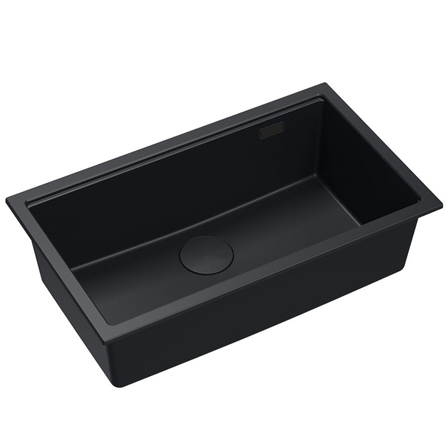 Gránit Mosogató Logan 110 Black Réz 2