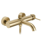 Fürdőkád Csaptelep Rea Lungo Grip Brush Gold 4