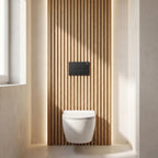 Beépíthető WC Tartókeret Szett Slim 024N T Black Matt Nyomólappal 4