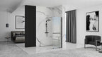 Zuhanyfal Rea Cortis Black 100 4