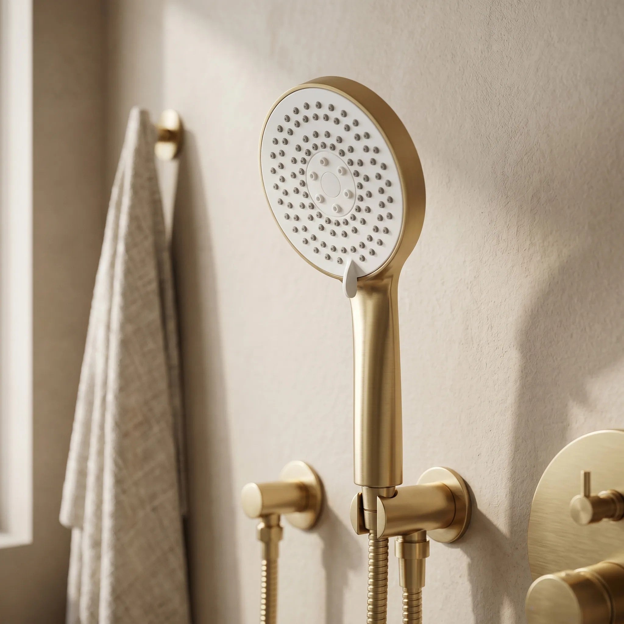 Rea JS-019 Brush Gold Zuhanyfej 4