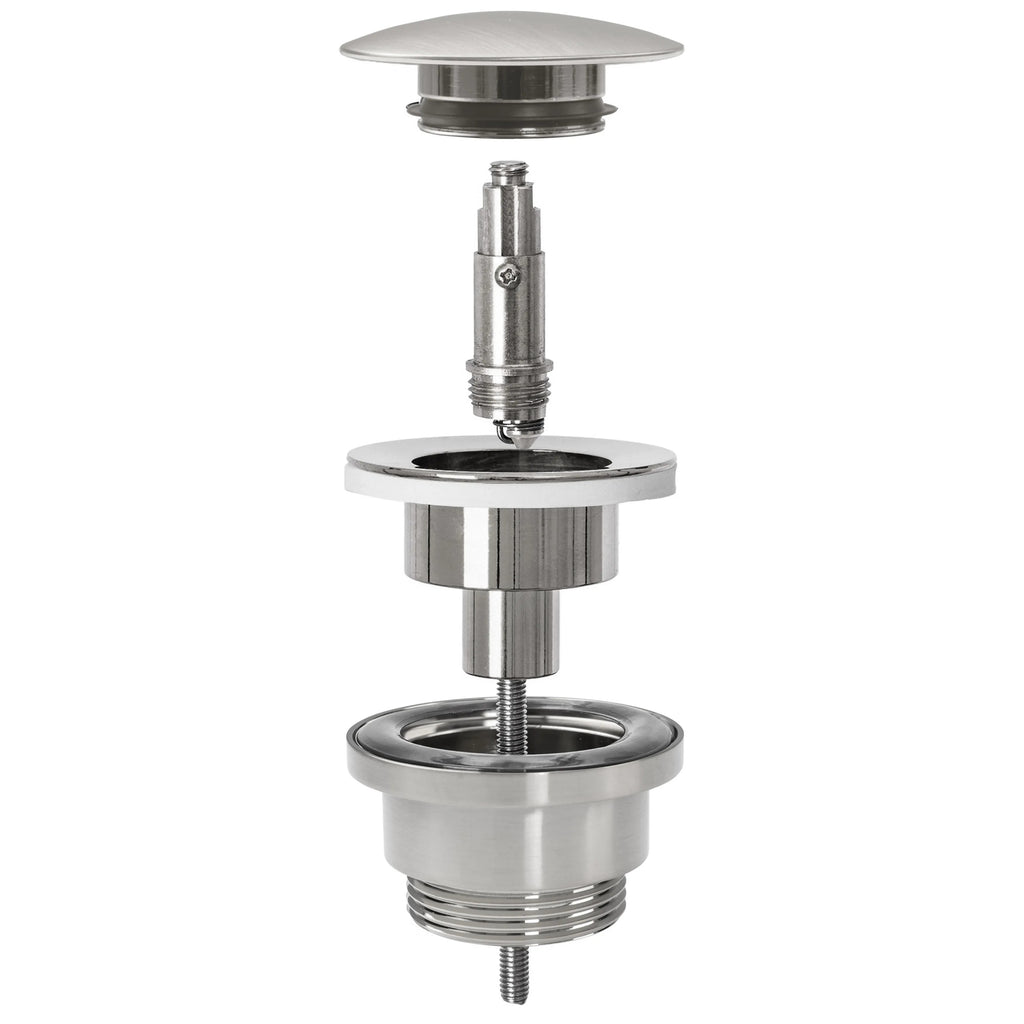 Szifon Click-clack BRUSH NICKLE INOX 4