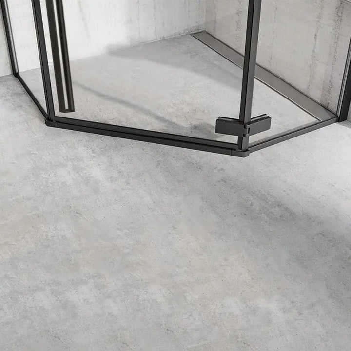 Zuhanykabin Rea DIAMOND Black MAT 90x90 Zuhanytálca Nélkül 4