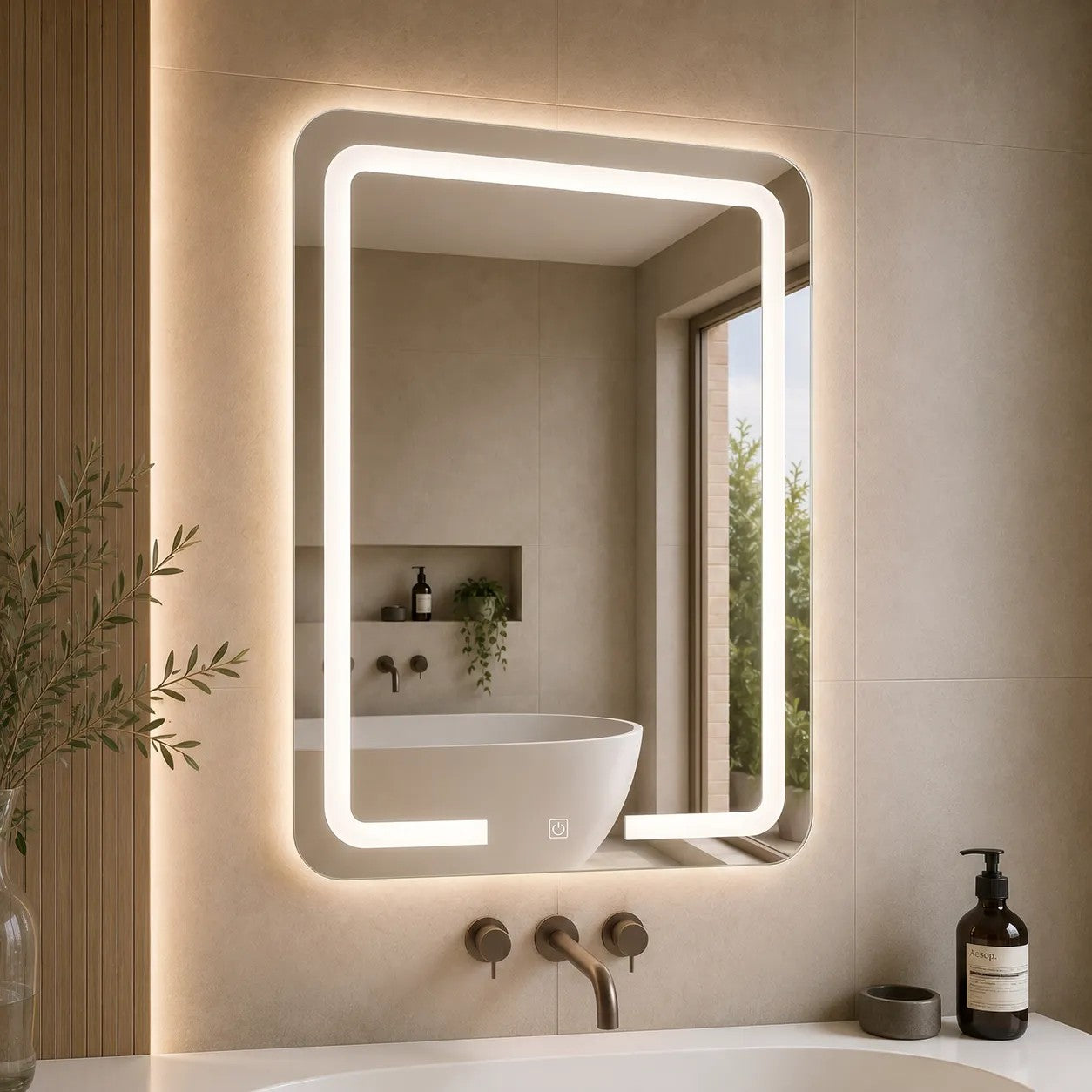 LED Tükör 60x80cm SAB-3436 4
