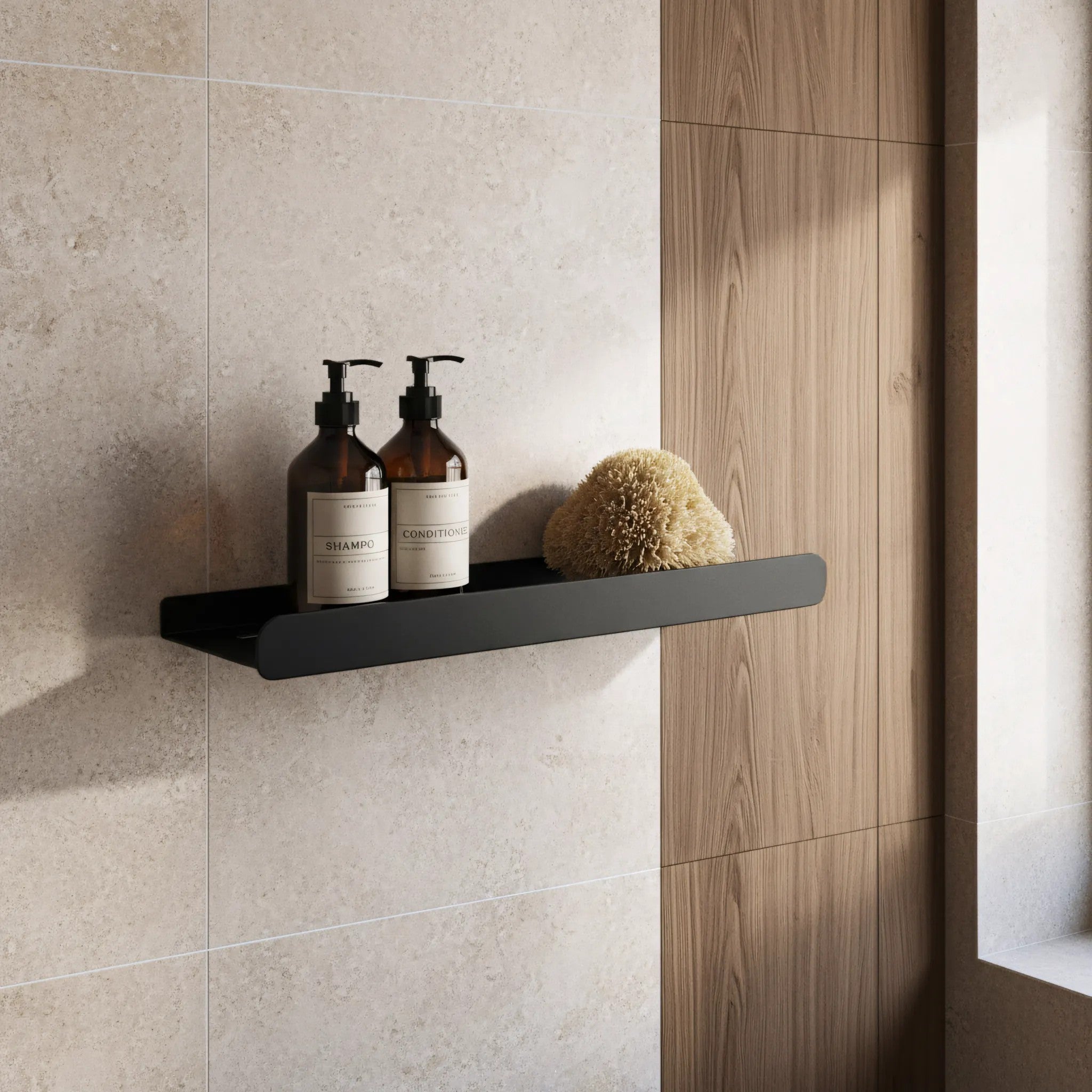 Fürdőszobai Polc SF03 60cm Black Matt 4