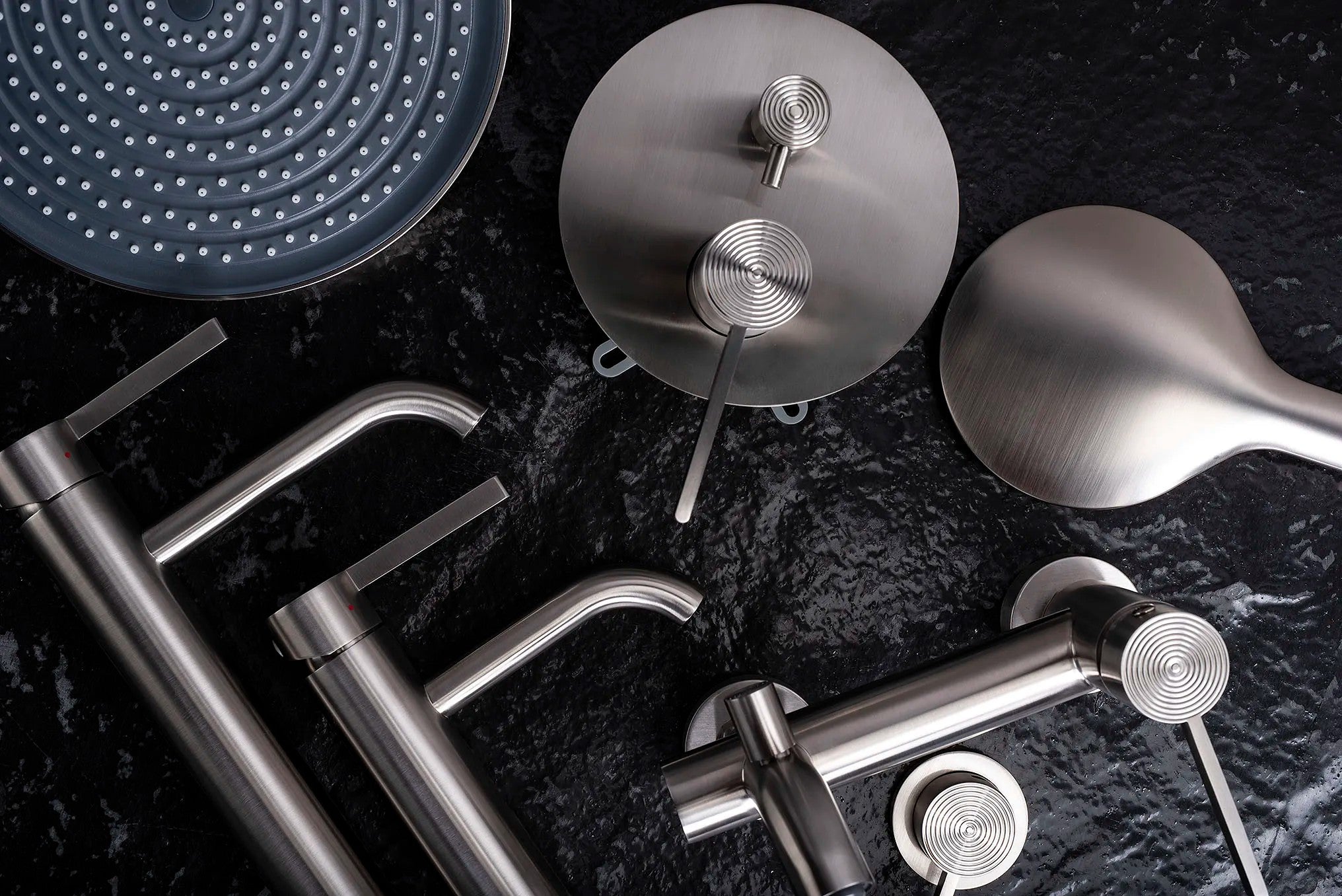 Fürdőszobai Csaptelep Rea Foster Nickel Brush Low 4