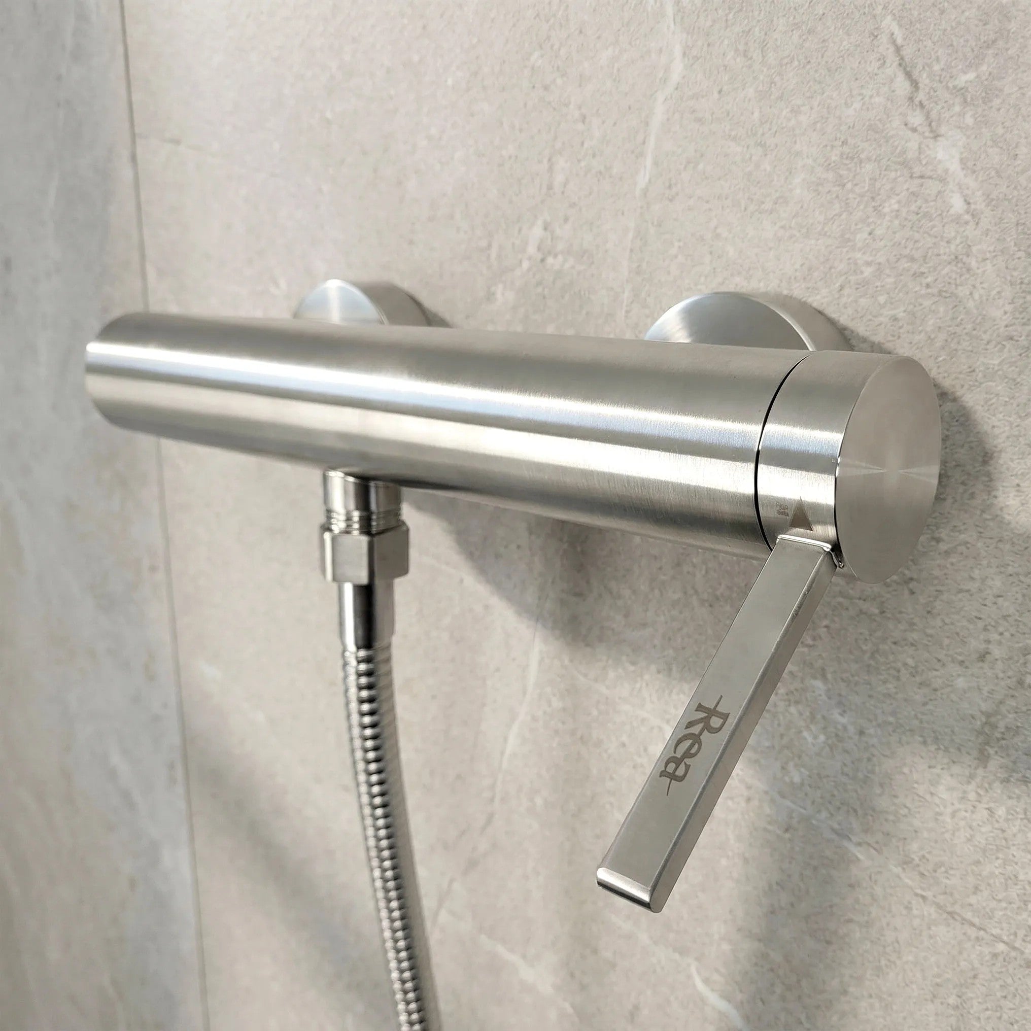 Zuhanycsaptelep Rivo Brush Nickel 4