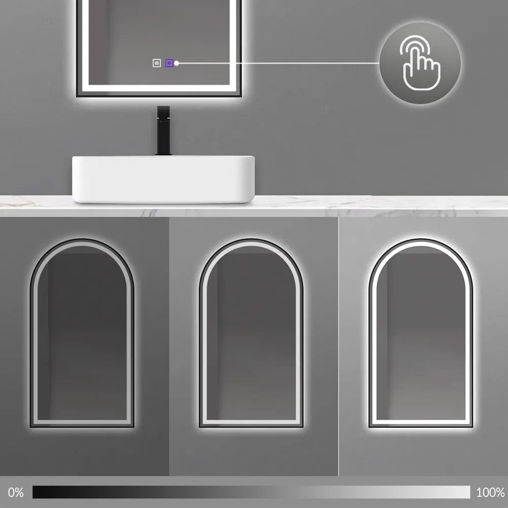 LED Tükör 60x100cm DASH BLACK 4