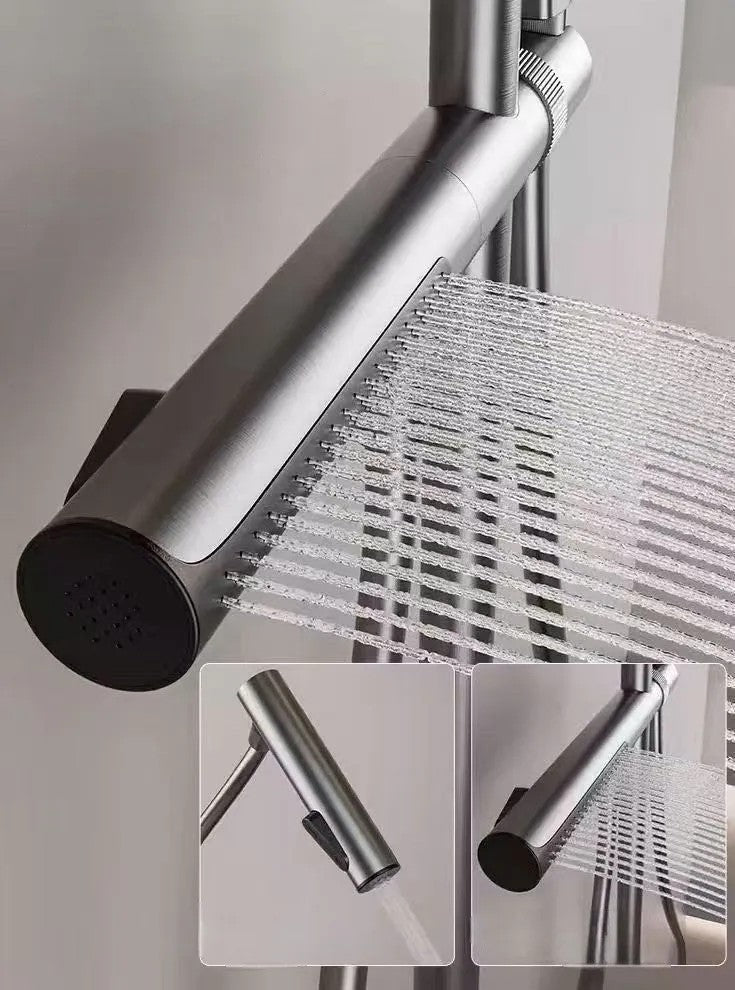 Zuhanyszett Termosztátos REA Pedro Titanium 4
