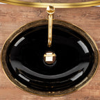Pultos Mosdó REA Margot Gold / Black 4