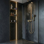 Zuhanycsaptelep Lungo Stripe BRUSH GOLD 4