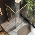 Zuhanykabin SOLAR GOLD Brush 100x80 Fehér Savoy Zuhanytálcával 4