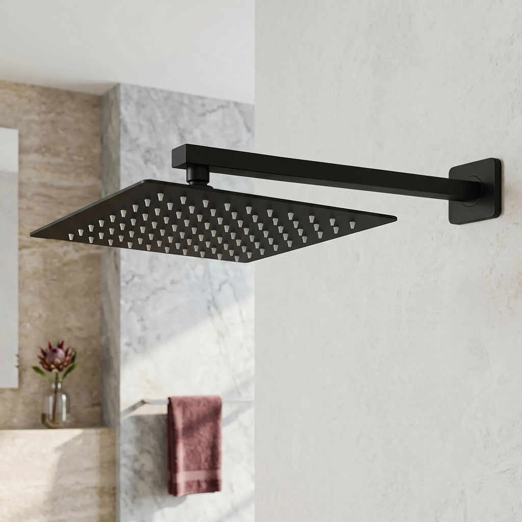 Négyzet Alakú Zuhanyfej REA JS-P015B 30cm Black 4