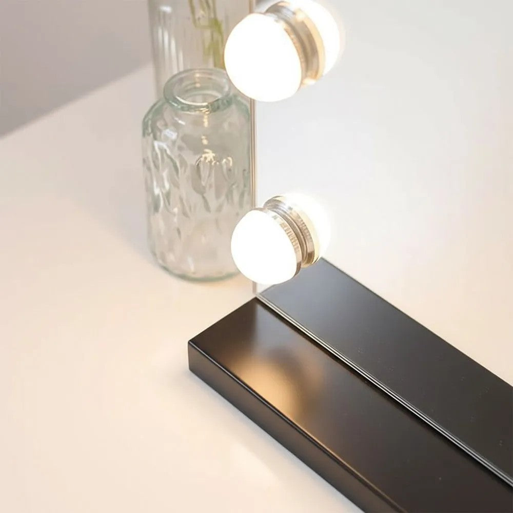 LED Tükör HOLLYWOOD Black 80x60 4