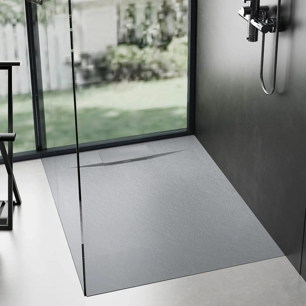 Zuhanytálca Bazalt Grey 90x90 4