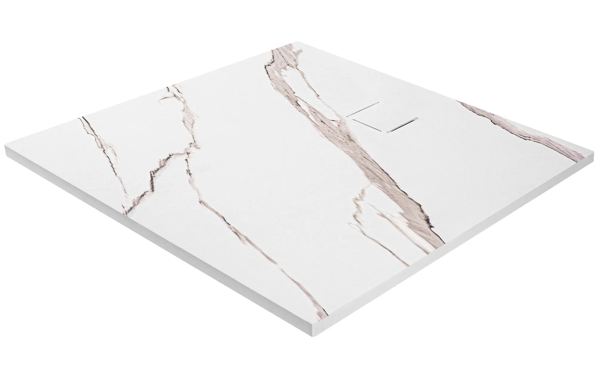 Zuhanytálca Magnum CARRARA WHITE 90x90 4
