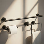 Fürdőszobai Kiegészítő Szett GRID Black 4 Darabos 4