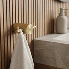 Fürdőszobai Akasztó 64104A SOLO Brush Gold 4