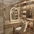 LED Tükör GLAM L.Gold 40x45cm 4