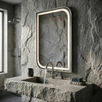 LED Tükör ZONE 70x50 BRUSH NICKEL 4