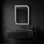 LED Tükör ZONE 70x50 BRUSH ROSE GOLD 4