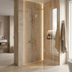 Termosztátos Zuhanyszett Drop Brush Gold 4