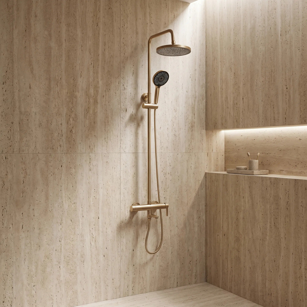 Zuhanyszett Rea Arcos Brush Gold 4