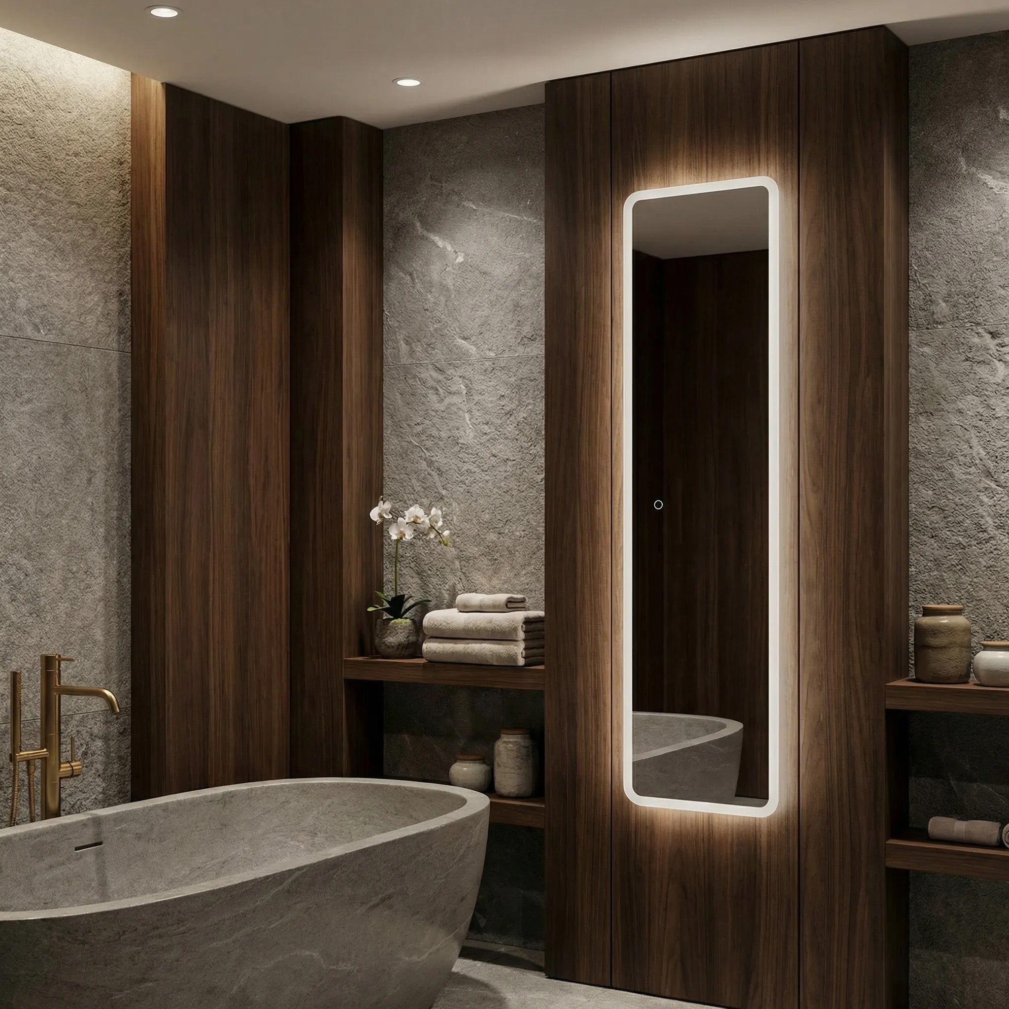 LED Tükör 150x50cm MOL-SQ 4