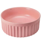 Szett: Fali WC Csésze + Pultra Szerelhető Mosdókagyló Rea Duo Sweet Pink Matt 4