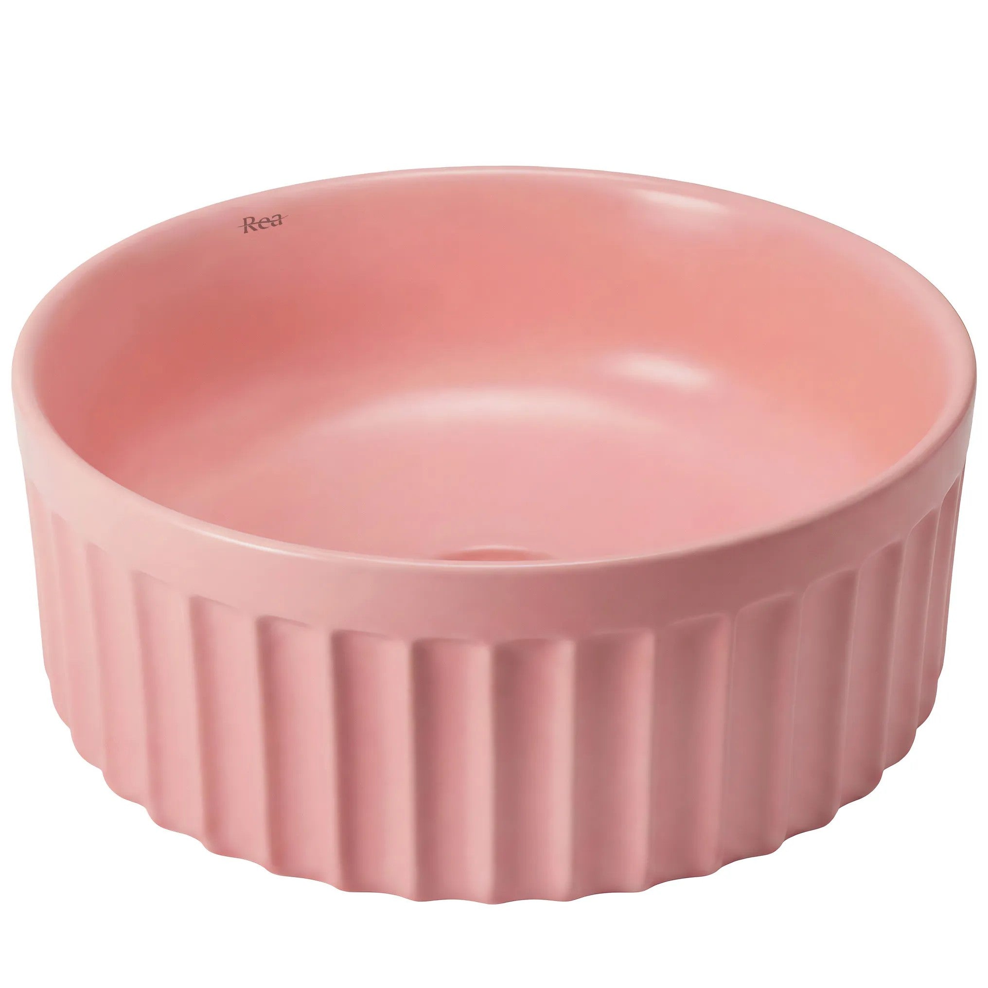 Szett: Fali WC Csésze + Pultra Szerelhető Mosdókagyló Rea Duo Sweet Pink Matt 4