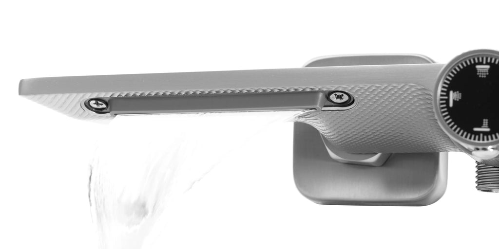 Zuhanyszett REA HELIX Nickel Brush INOX 4