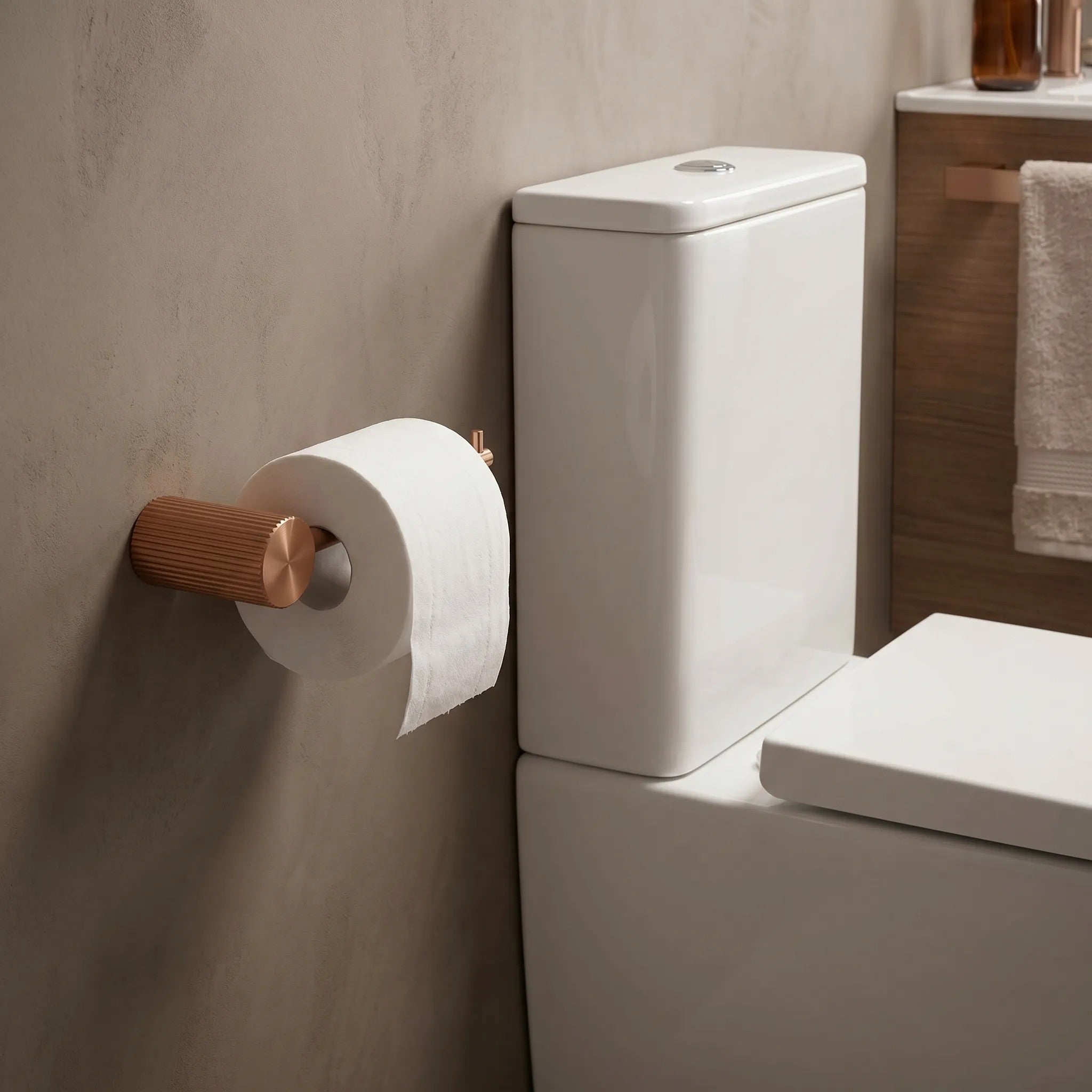 Falra Szerelhető Wc Papír Tartó 64105 SOLO Brush Copper 4