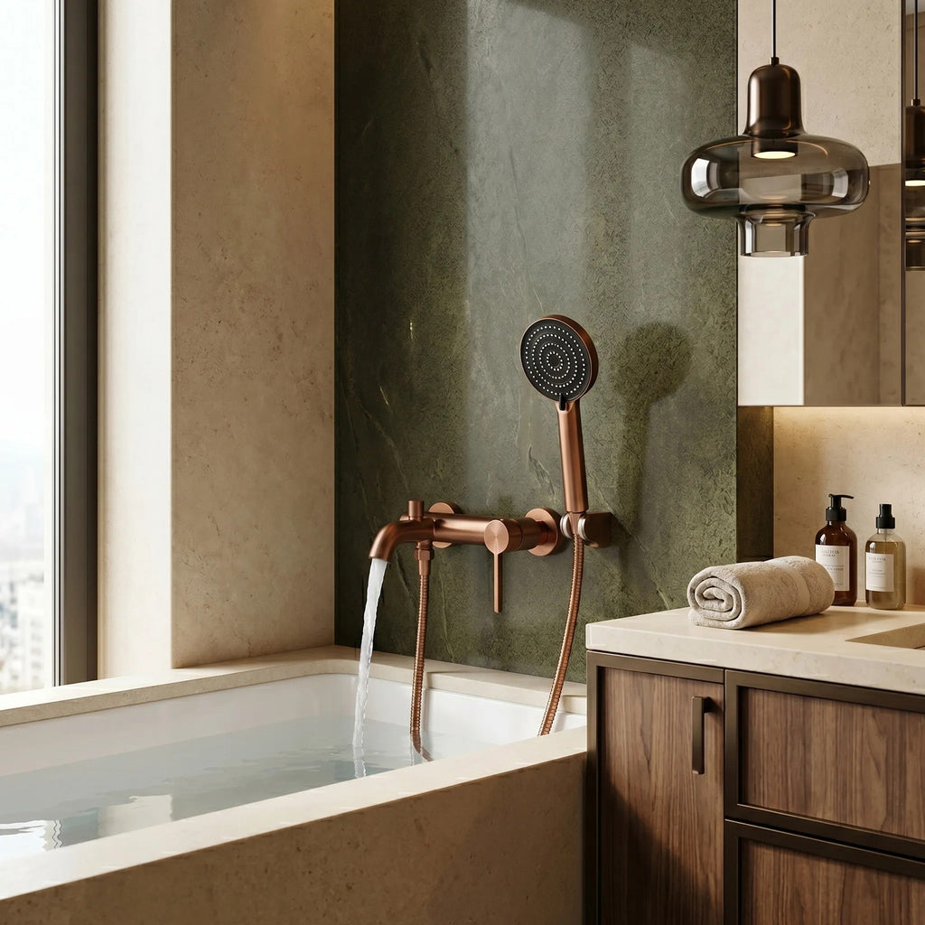 Fürdőkád Csaptelep Rea Foster Brush Copper 4