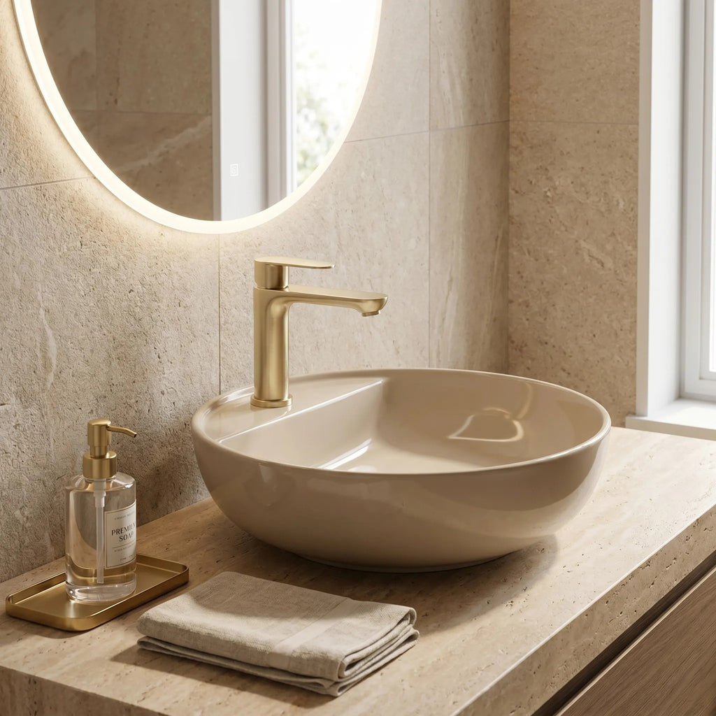 Fürdőszobai Csaptelep Rea Logan Brush Gold 4