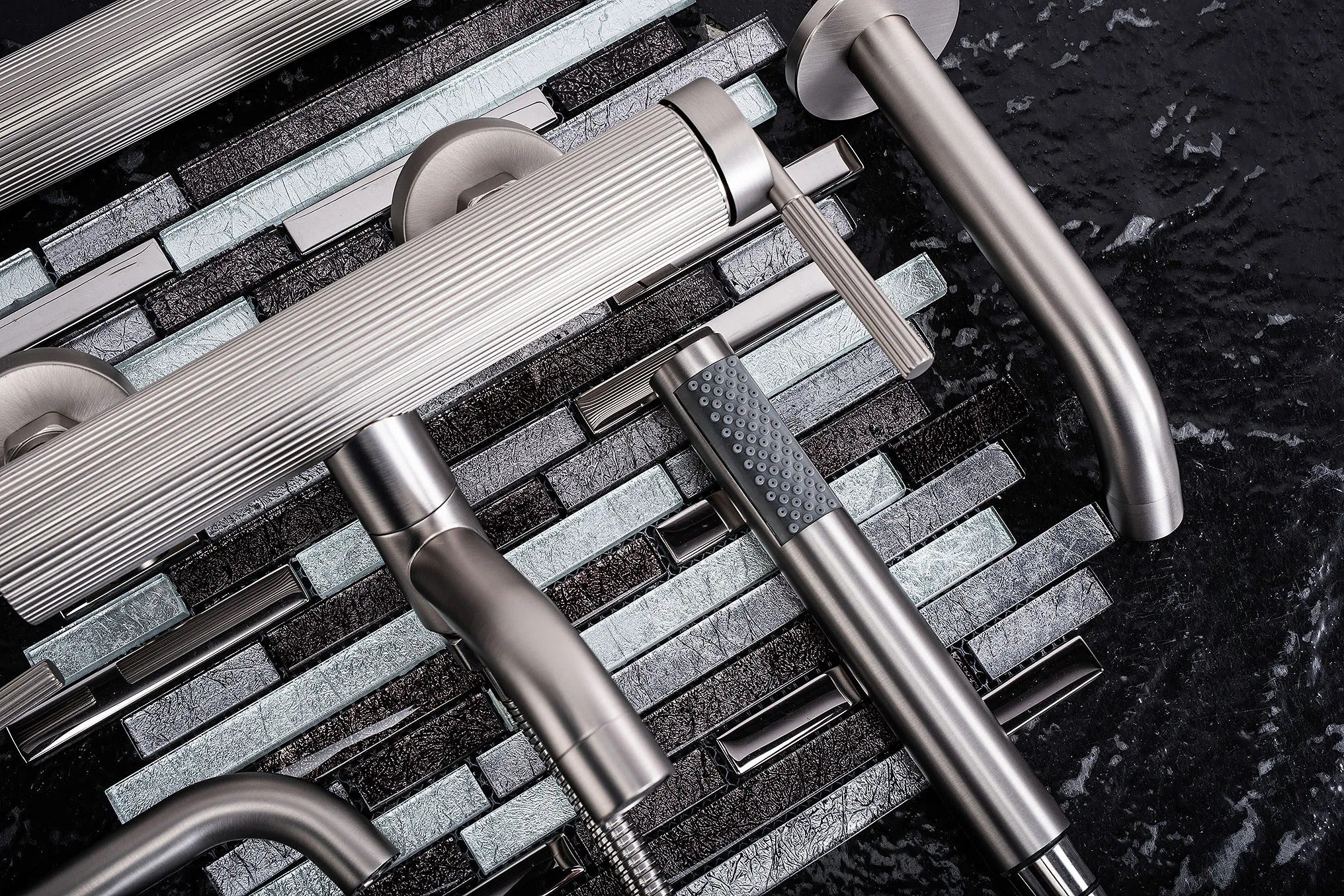 Fürdőkád Csaptelep Argon Brush Nickel 4