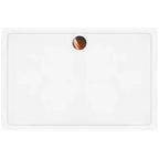 Zuhanytálca Rea Savoy White 80x100 Króm Fedél 4