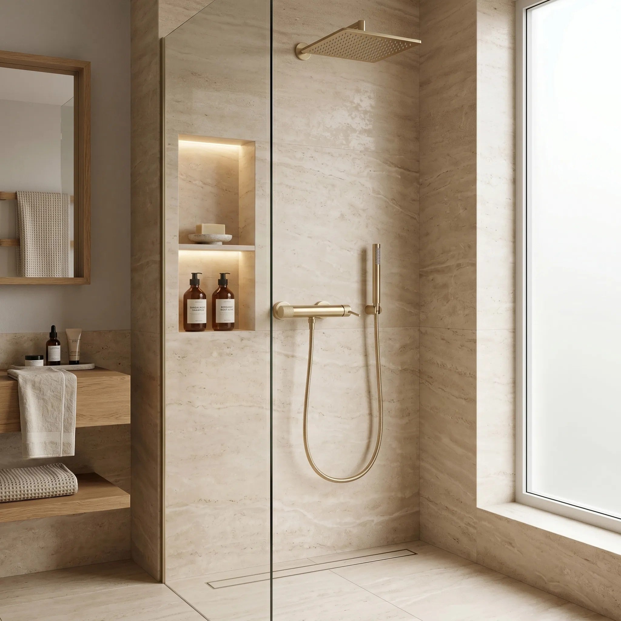 Kádcsaptelep REA Venti Brush Gold 4