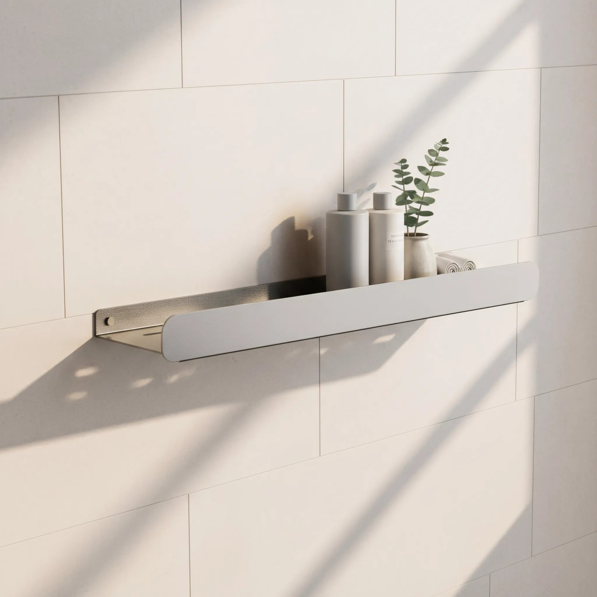 Fürdőszobai Polc SF03 60cm Steel Brush 4