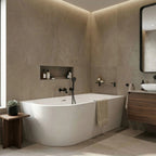 Fürdőkád SYDNEY BELLANTO RIGHT 170cm Szálcsiszolt Réz Dugófedél 4