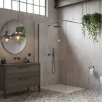 Zuhanyfal Rea Flexi Transparent / Titan 130 4