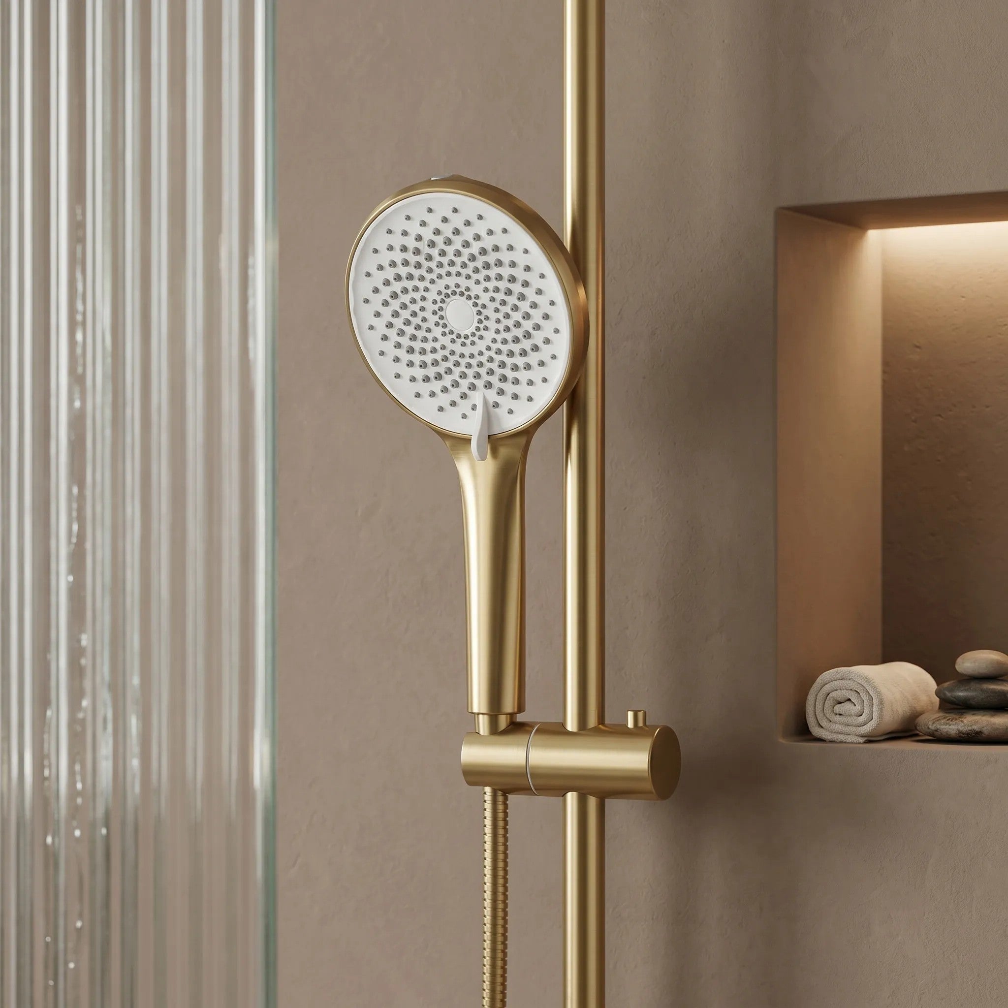 Rea JS-020 BRUSH GOLD Zuhanyfej 4