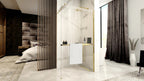 Zuhanyfal Rea Aero Gold N 110 Walk In + EVO 4
