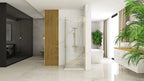 Zuhanykabin REA Hugo 80x80 Gold Brush 4