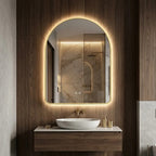 LED Tükör 80x60cm CAMLOT Brush Gold 4