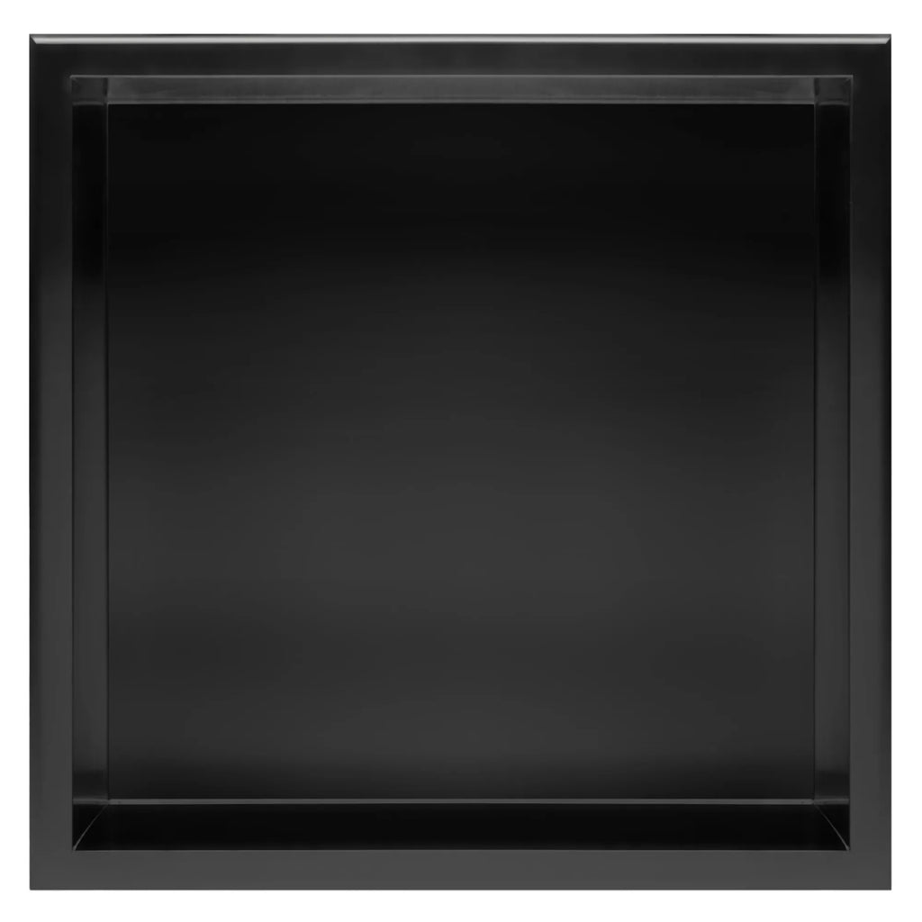 Süllyesztett Fürdőszobai Polc 30x30 Matt Fekete 4