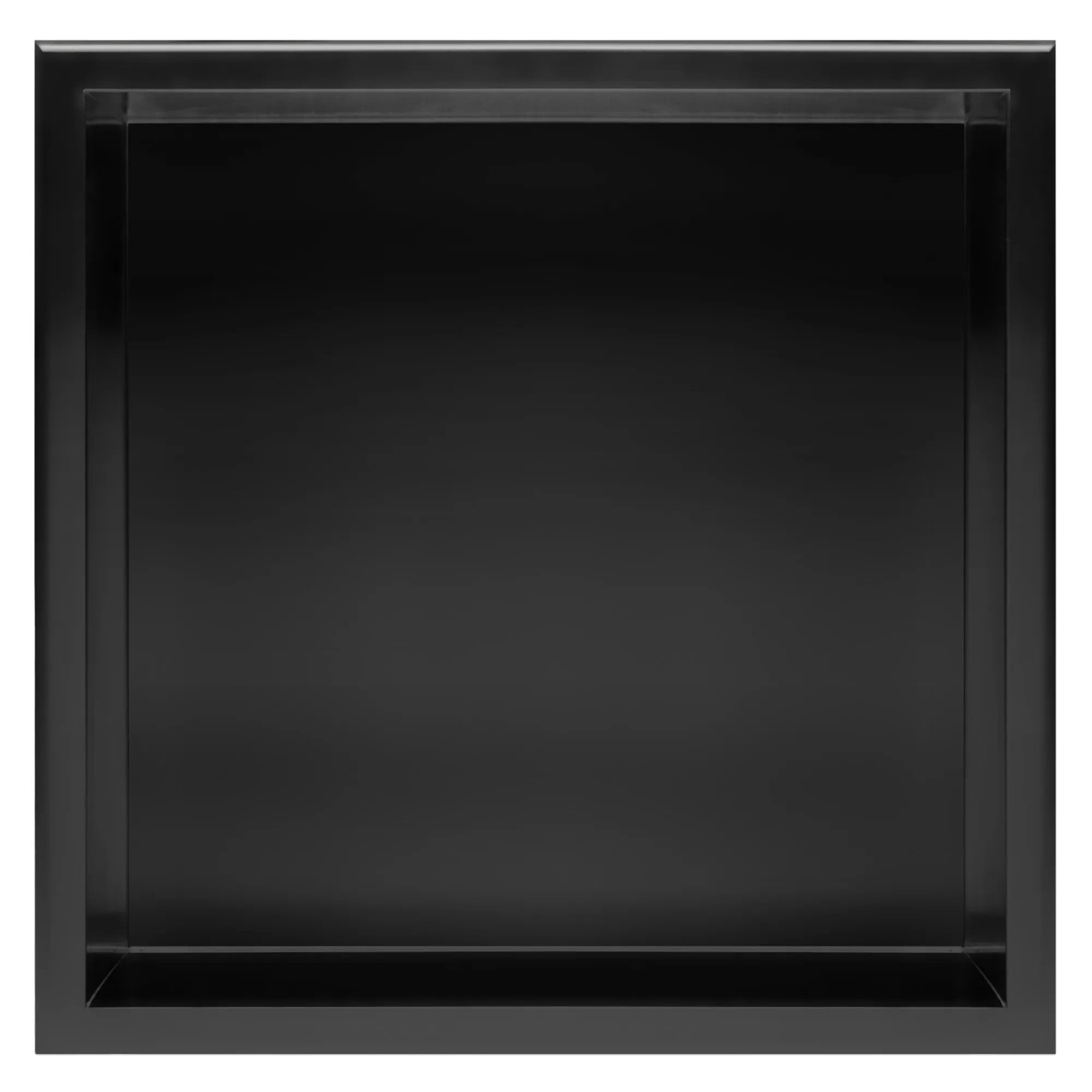 Süllyesztett Fürdőszobai Polc 30x30 Matt Fekete 4
