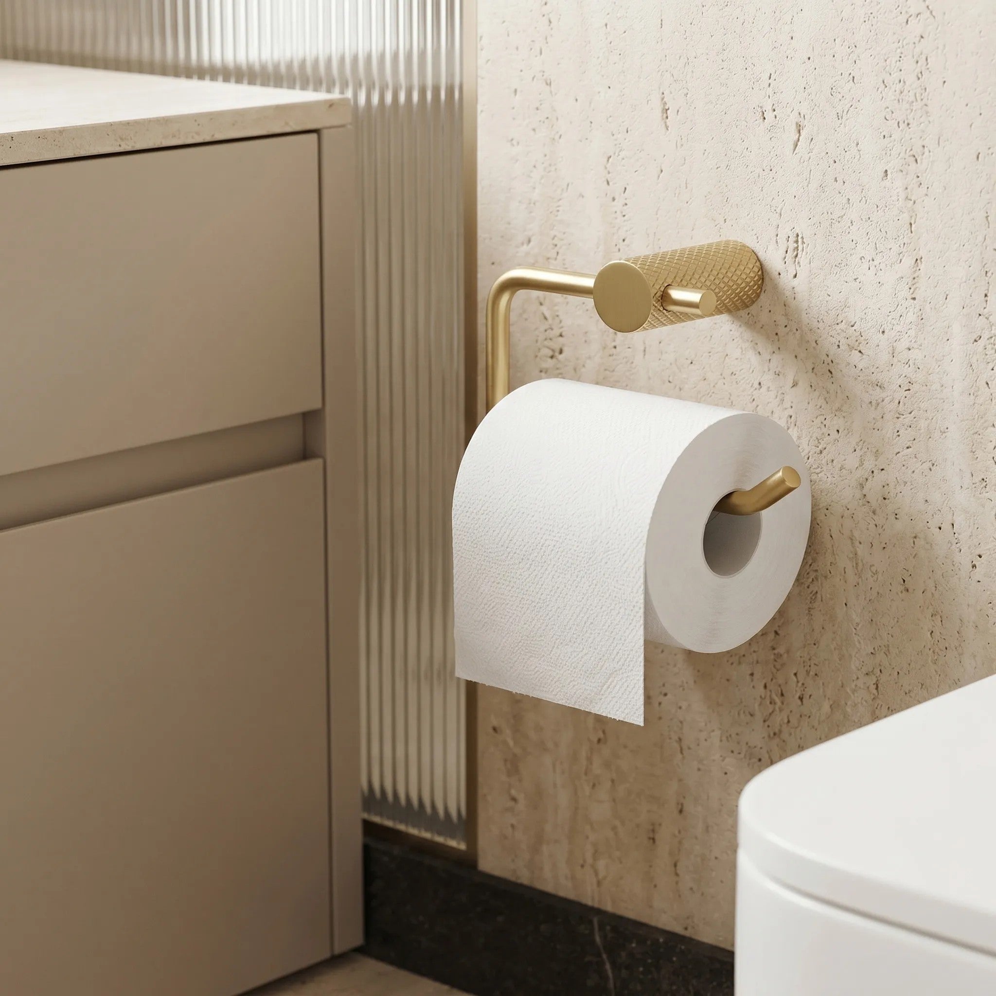 Falra Szerelhető Wc Papír Tartó A62309BG OTTO Brush Gold 4