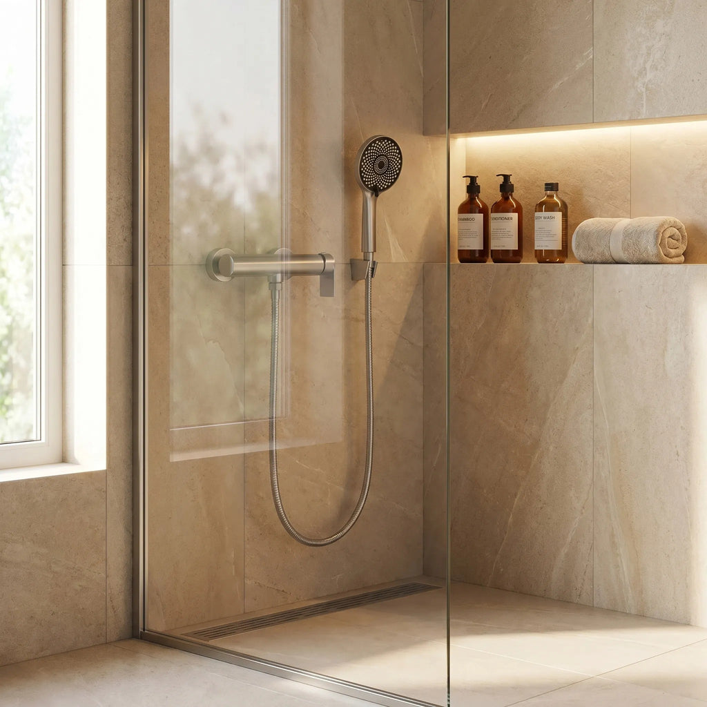 Zuhanycsaptelep Rea Hunter Brushed Nickel 4
