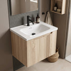 Fürdőszobaszekrény Mosdókagylóval Rea DB86-60L-3 Light 60cm 4