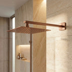 Zuhanykar Négyzet Alakú REA JS-9022BRG 40cm Brush Copper 4